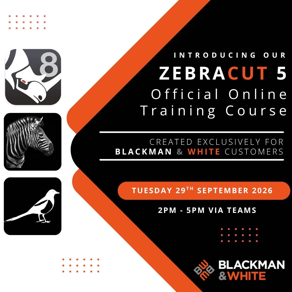 ZEBRA TRAINING 29th September 2026