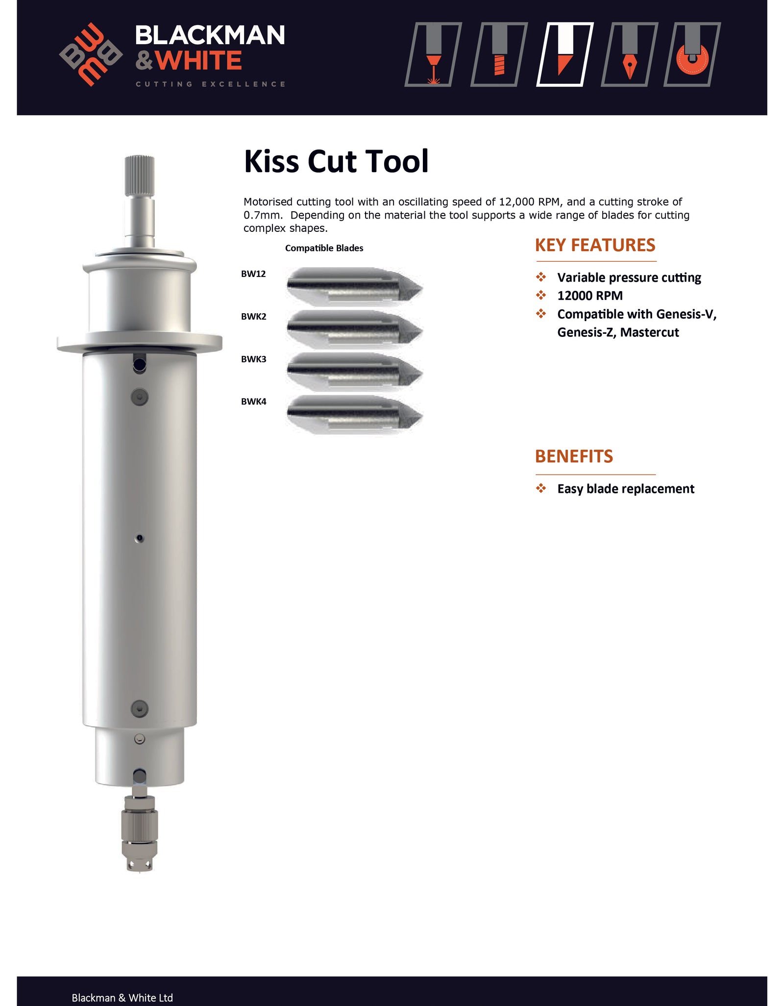 Pressure Kiss Cut Tool